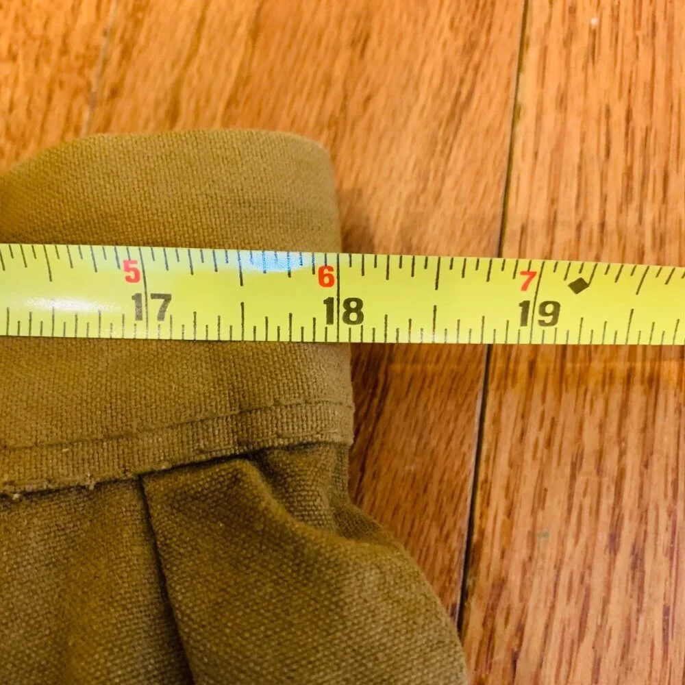 VTG 50s Bullseye Bill Hunting Pants Water Repellent Leather 36x 30 - Picture 6 of 16